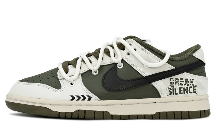 Nike Nike Dunk Skateboard Shoes Unisex Army Green