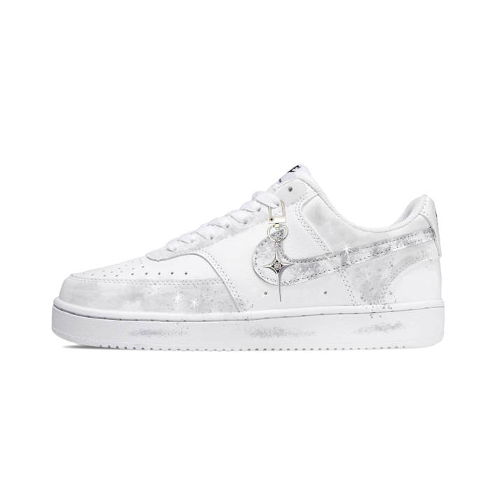 Nike Nike Court Vision 1 Low Next Slip Resistant, Abrasion Resistant, Breathable Low top Skateboard Shoes Unisex White