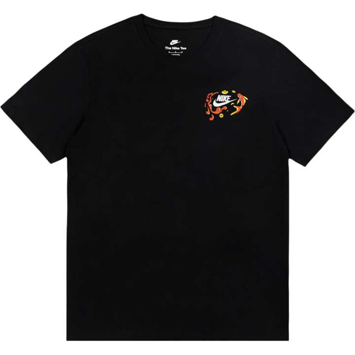 Nike Nike T Shirts Unisex Black Crew Neck Moderate Straight Fit