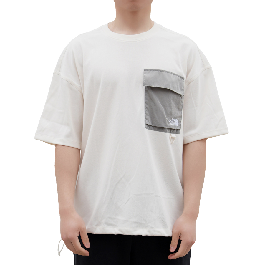 THE NORTH FACE T Shirts Men's QLI/white Crew Neck Moderate
