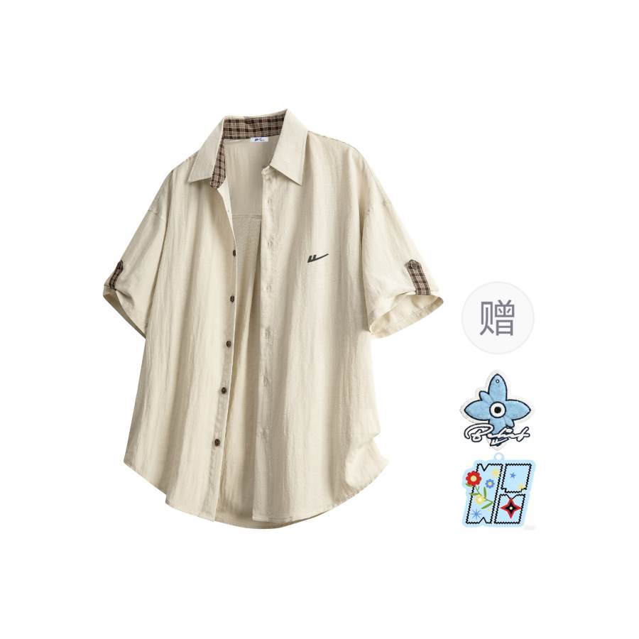 WARRIOR WARRIOR Shirts Unisex Lapel Moderate Shirt