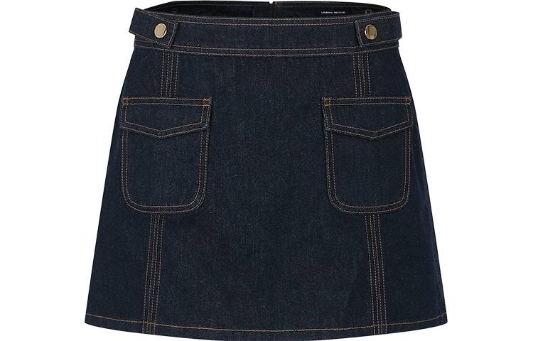 URBAN REVIVO Women's Denim Short Skirts Women's