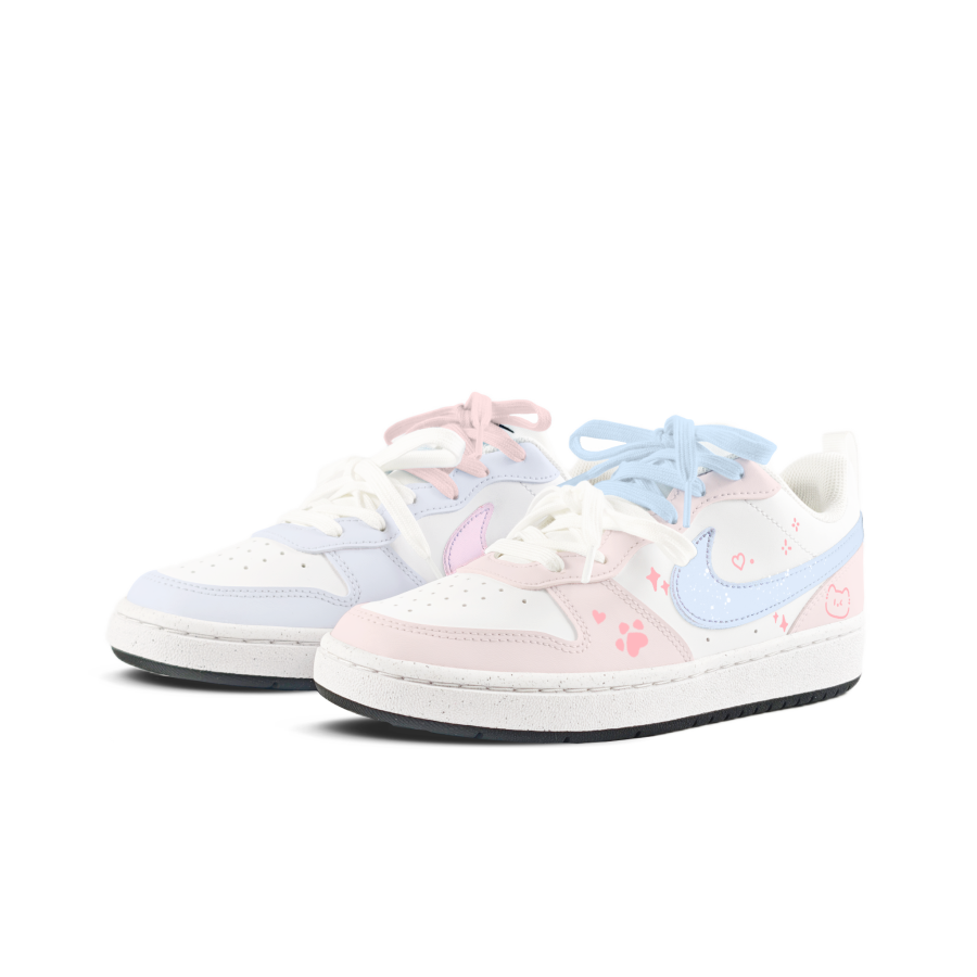 Nike Nike Court Borough Star Cat, Mismatched Kids' Skateboarding Shoes Teenagers