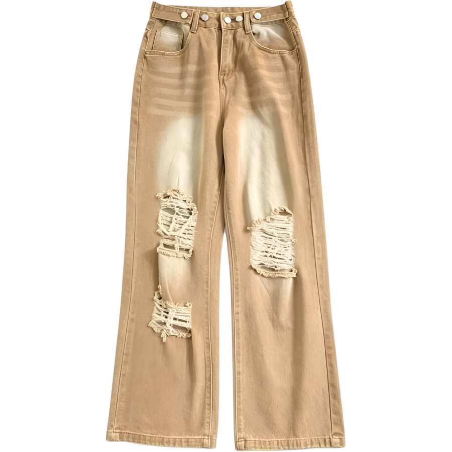 Lnga Landgre Jeans Unisex Moderate Straight Fit Pants