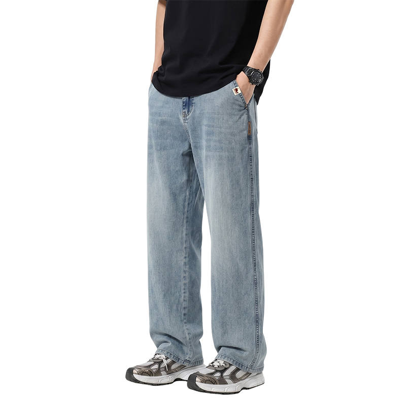 BALENO Jeans Unisex Thin Straight Fit Pants