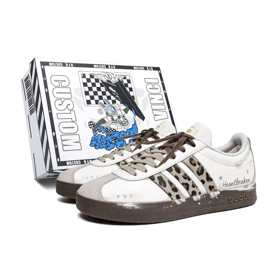 Adidas Adidas Vl Court Classic Come For The Unique Box Low top Skateboard Shoes Unisex White
