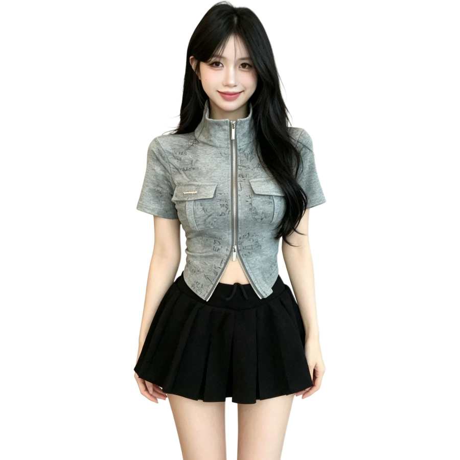 JBBCN T Shirts Women's Polo Collar