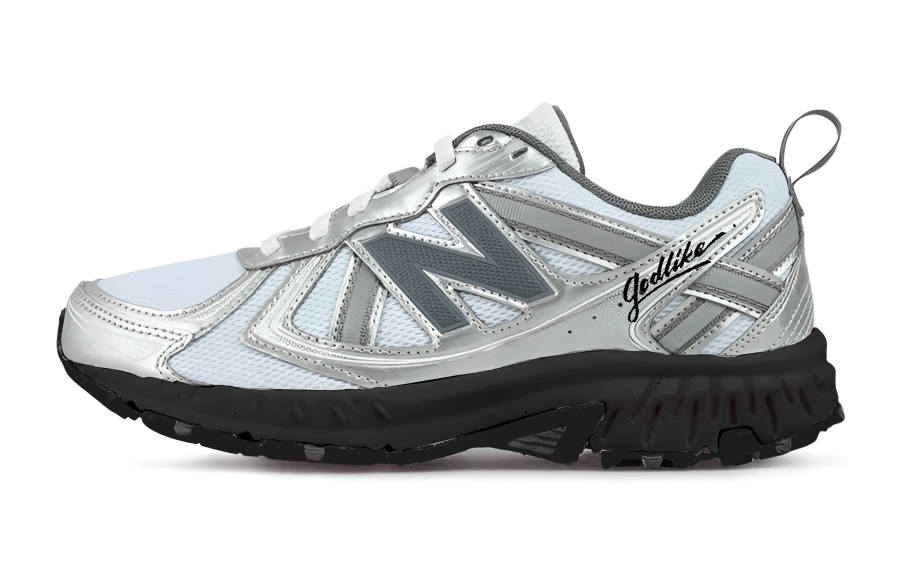 New Balance New Balance NB 410 V5 Mesh, Textile, Synthetic Leather Low top Running Shoes Unisex Light Blue Silver