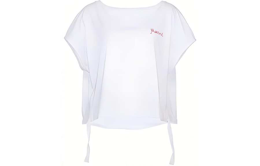 MARNI T Shirts Women's White Crew Neck Moderate Straight Fit