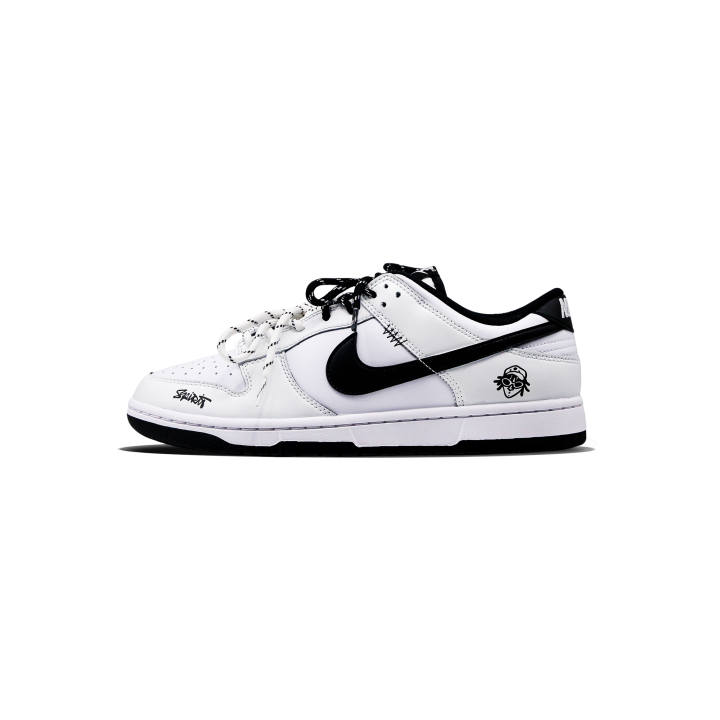 Nike Nike Dunk Sketch Abrasion Resistant Low top Skateboard Shoes Unisex Black White
