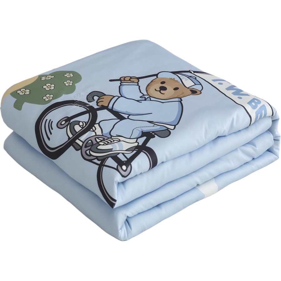 Teenie Weenie Bear Cartoon Double Sided Summer Cooling Quilt