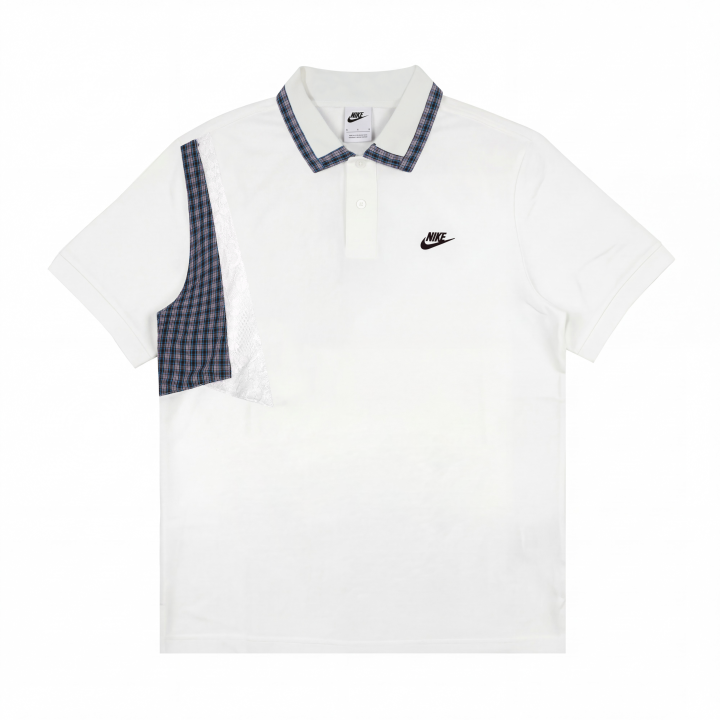 Nike Nike Polo Shirts Unisex White Polo Collar Moderate Straight Fit
