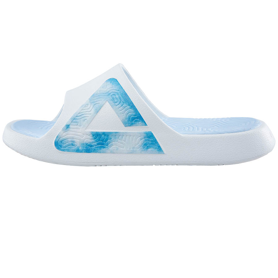 PEAK Tai Ji1.0 EVA Cushioning Slip Resistant Odor Resistant Quiet Slide Slippers Unisex Dazzling Blue