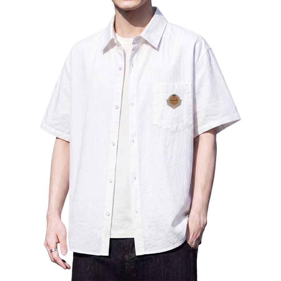 Tonlion Tonlion Shirts Unisex Lapel Thin Other