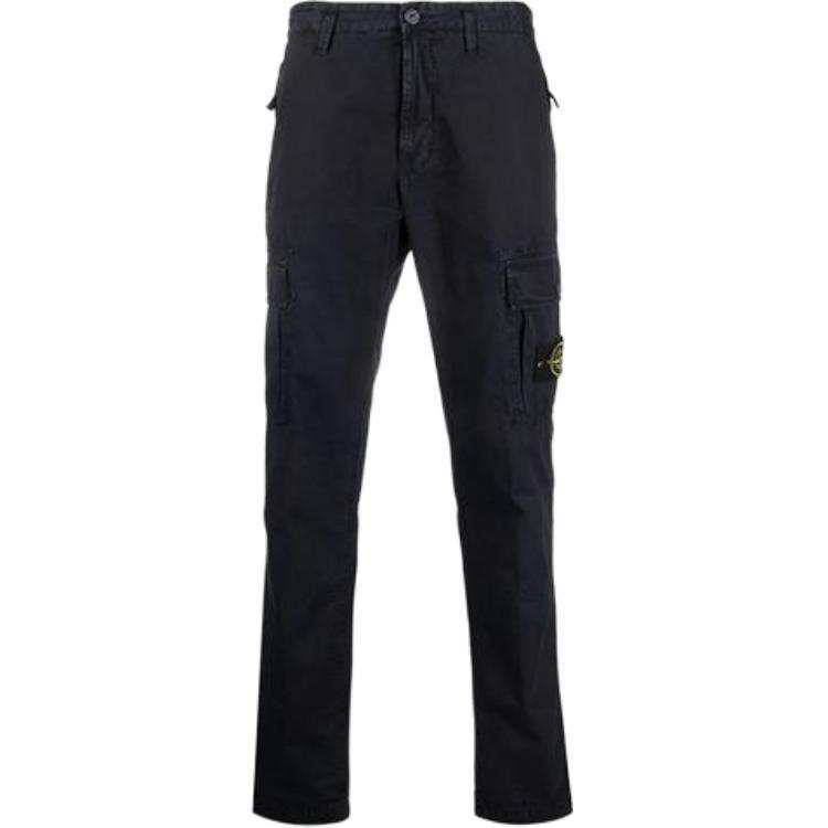 STONE ISLAND SS22 Cargo Pants Men's Black