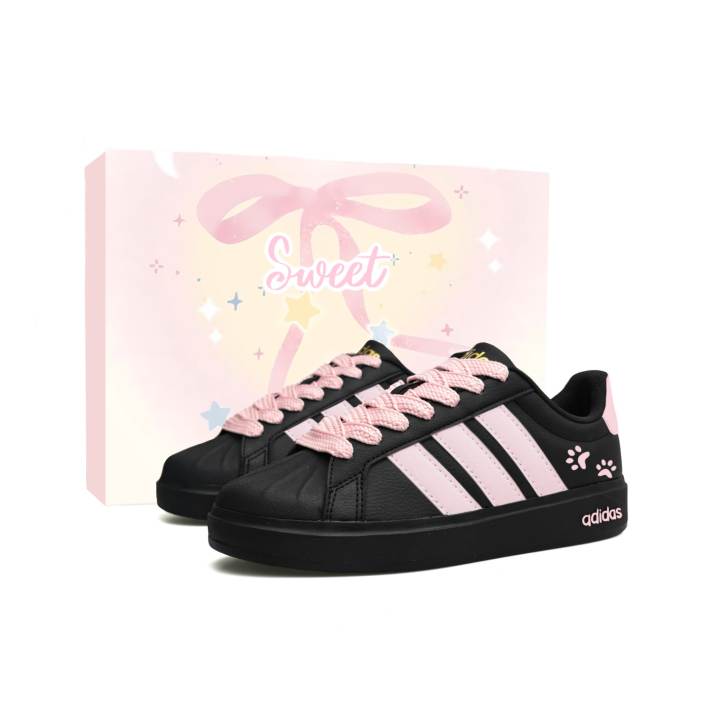 Adidas Adidas STREETTALK Wacker Leather Slip Resistant, Abrasion Resistant, Height Increasing Low top Skateboard Shoes Women's