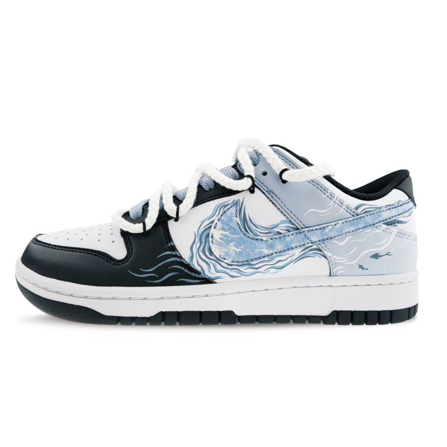 Nike Nike Dunk Wave Blue, Premium Niche, Fresh Summer Leather Low top Skateboard Shoes Unisex Teal