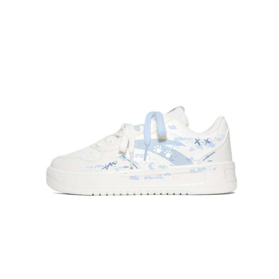 Anta Easy Lightweight Abrasion Resistant Low top Skateboard Shoes Men's White