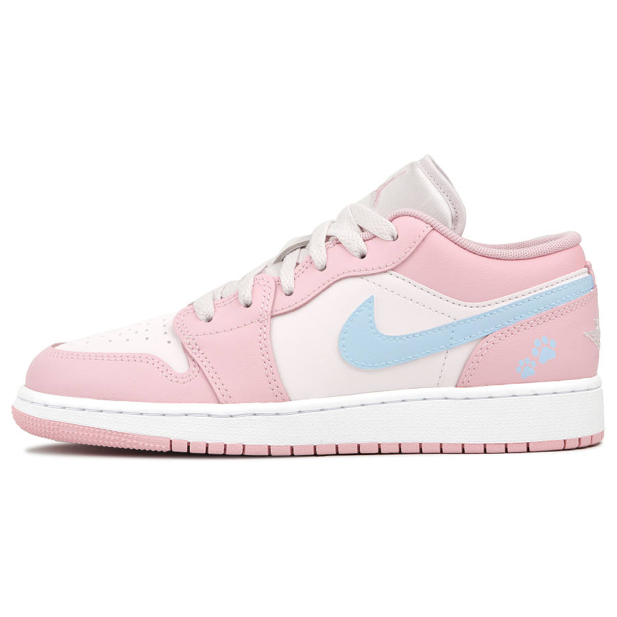 Jordan Jordan Air Jordan 1 Cushioning Low top Children's Basketball Shoes Pink Unisex
