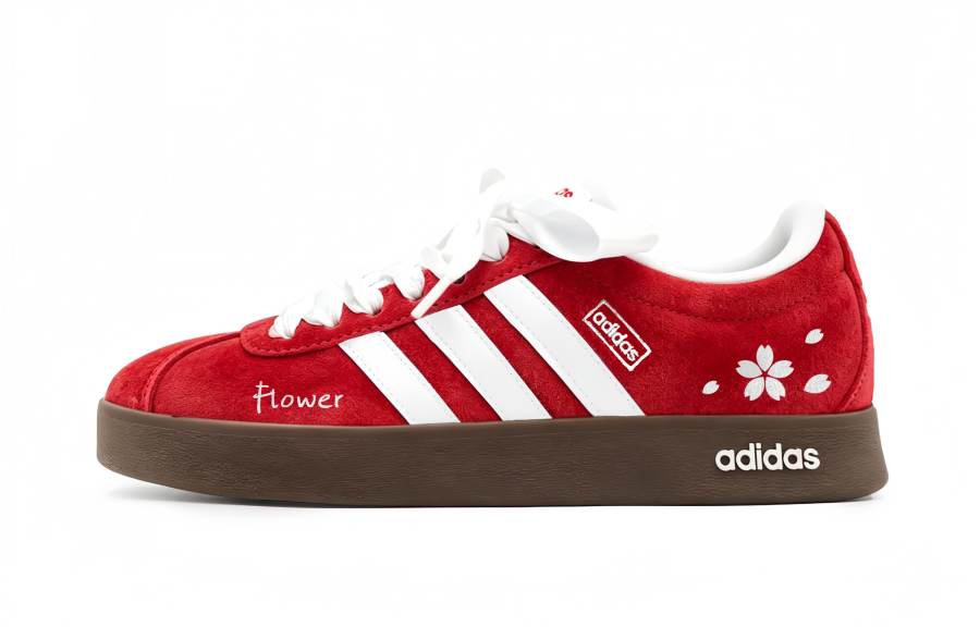 Adidas Adidas VL COURT 2.0 Skateboard Shoes Unisex Low Top White