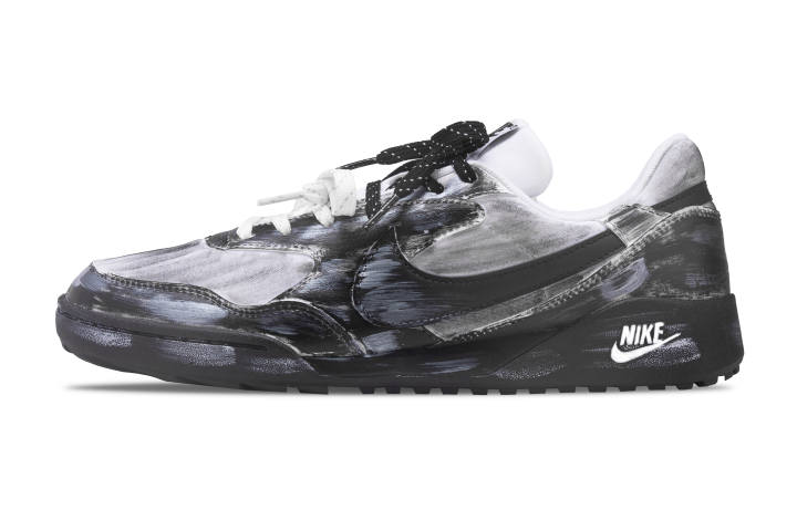 Nike Nike Slip Resistant And Breathable Low top Skateboard Shoes Unisex Black Silver