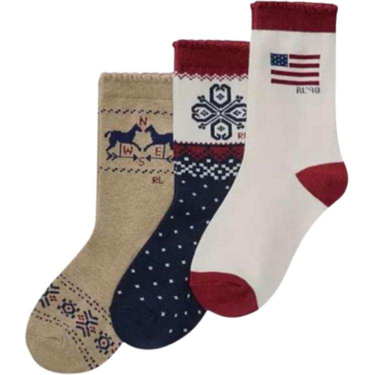 Polo Ralph Lauren Socks 3 Pack Kids'