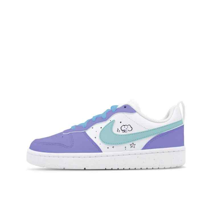 Nike Nike Court Borough Maris Sal Taro Balls Leather Cushioning Abrasion Resistant Breathable Low top