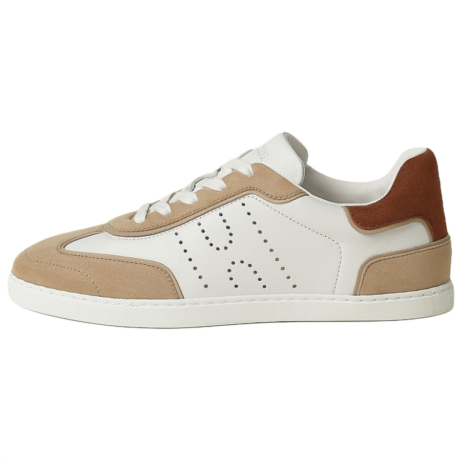HERMES Match Low top Skateboard Shoes Women's Multicolor & Gold