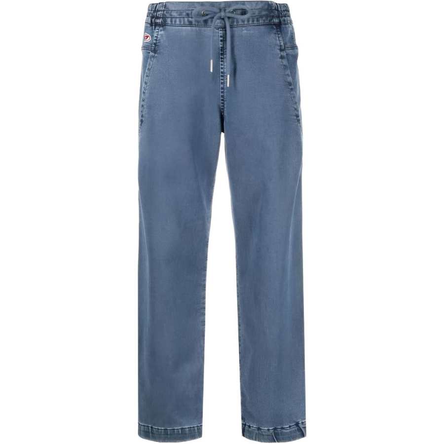DIESEL Jeans Women's Blue Moderate Straight Fit Pants