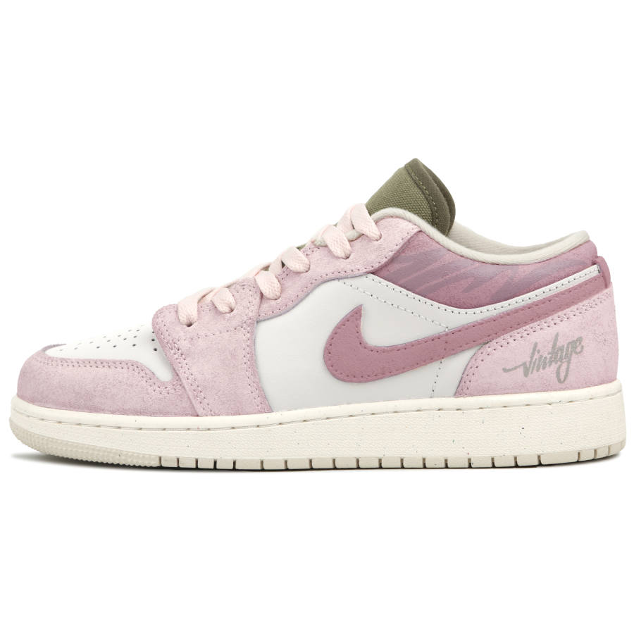Jordan Jordan Air Jordan 1 Low top Children's Basketball Shoes Pink Unisex
