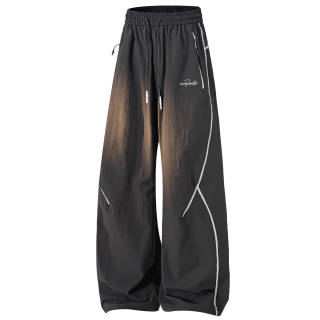 WARRIOR Casual Pants Unisex Moderate Wide Leg Pants