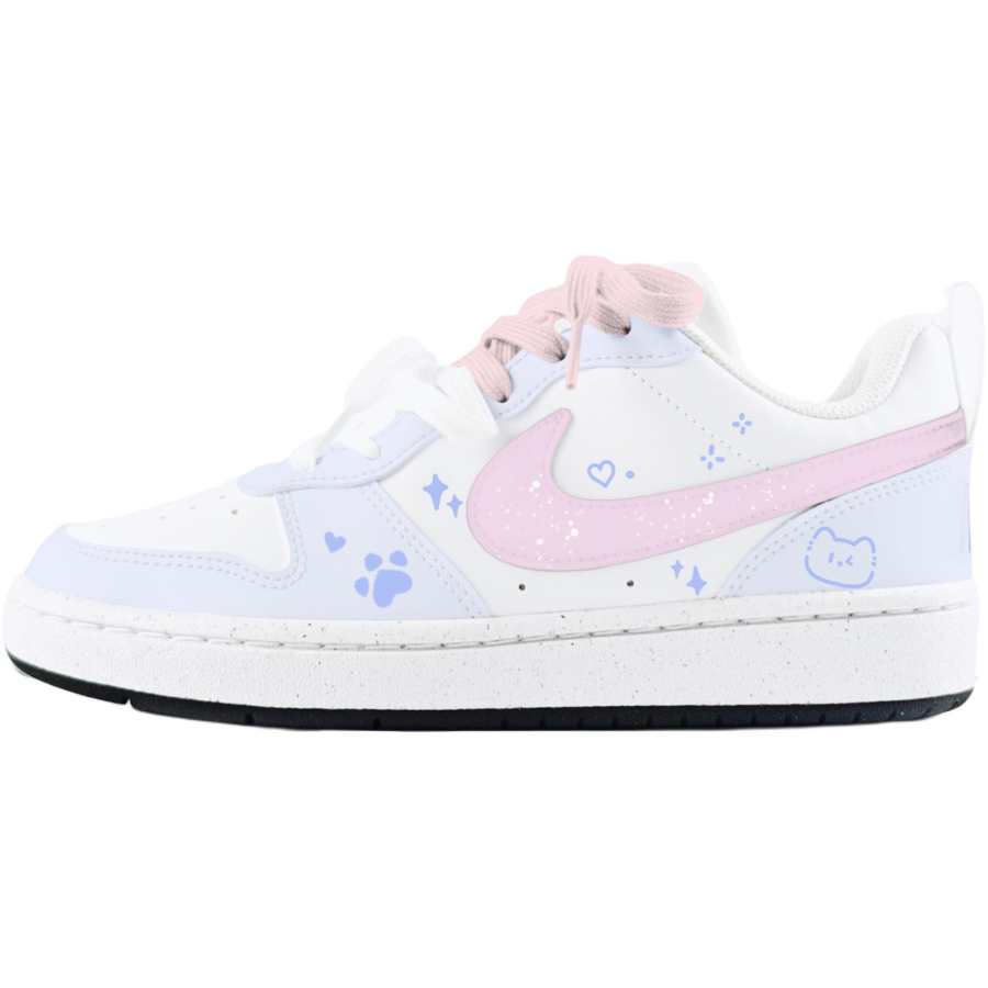 Nike Nike Court Borough Star Cat, Blue Kids' Skateboarding Shoes Teenagers
