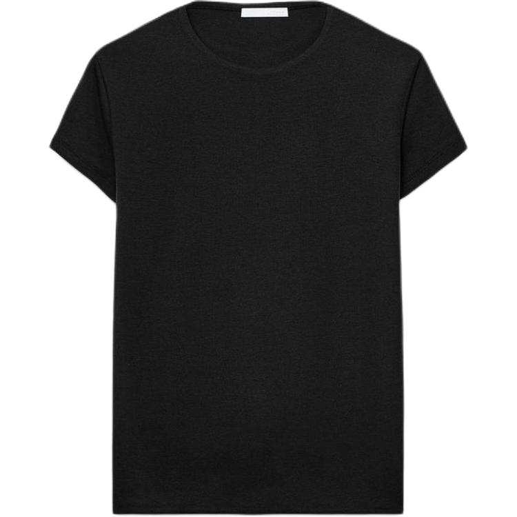 ZARA T Shirts Women's Black Crew Neck