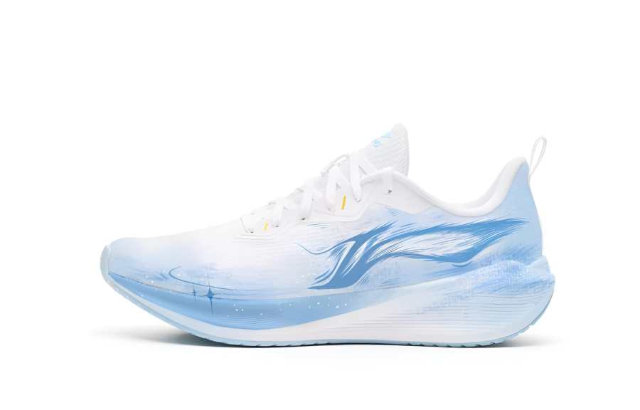 Li-Ning Li Ning Wuyue Cushioning Breathable Coverage Low top Physical Fitness Test & Exam Running Shoes Men's Sky Blue