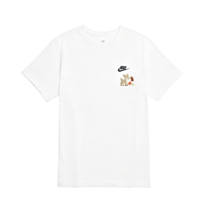 Nike Nike Sportswear T Shirts Unisex White Crew Neck Moderate Straight Fit