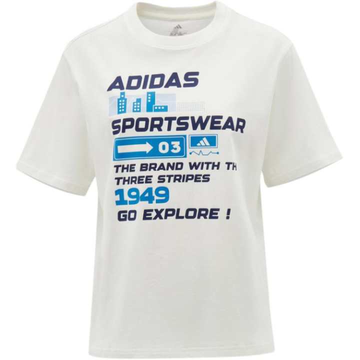 Adidas Adidas Kids T Shirts Crew Neck Moderate