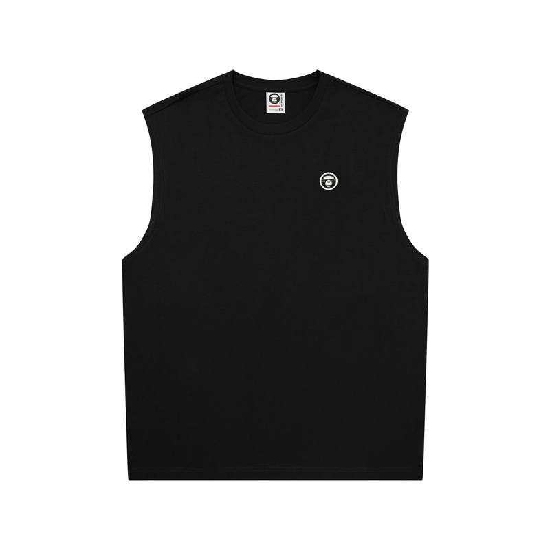 Aape Tank Tops Men's Crew Neck Moderate Other