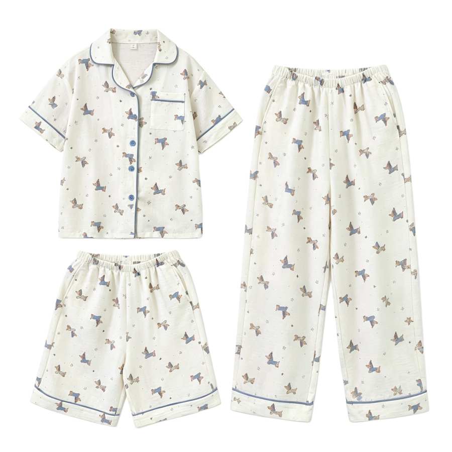 Lanza Loungewear Set Of 3 Ecru Kids'