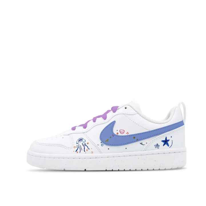Nike Nike Court Borough Cloud Dream Journey Leather Cushioning Abrasion Resistant Breathable Low top