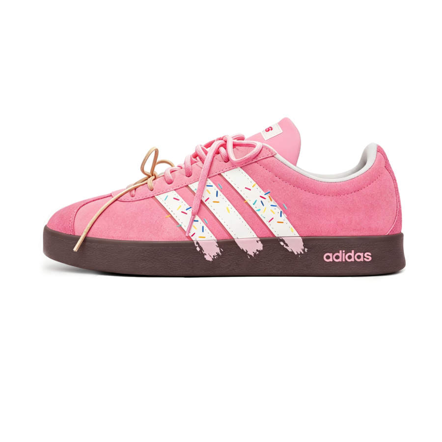 Adidas Adidas VL COURT 2.0 Strawberry Donut Skateboard Shoes Unisex