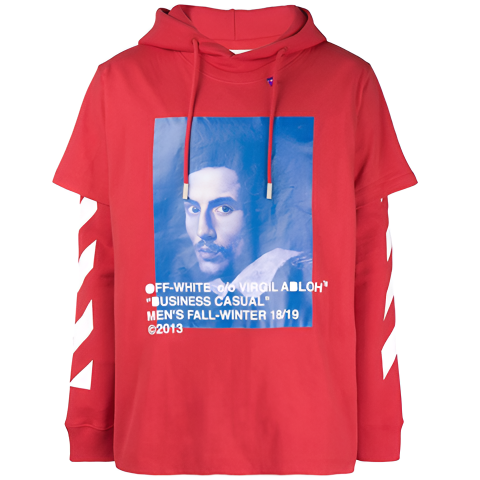 OFF-WHITE OFF WHITE SS19 Sweatshirt Men's Red