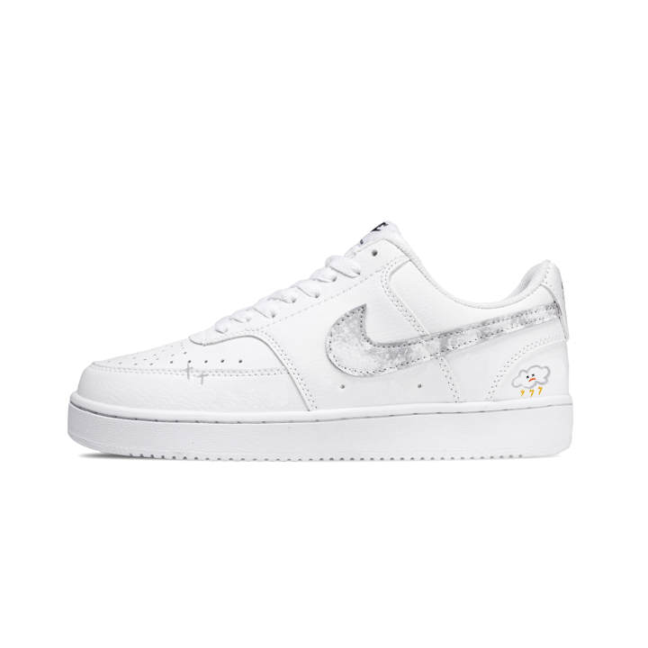 Nike Nike Court Vision 1 Low Next Skateboard Shoes Unisex White