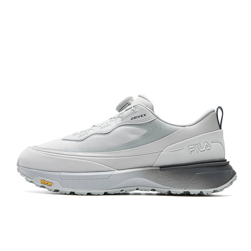 FILA GF DRIVEX Abrasion Resistant, Breathable, Lightweight Low top Golf Shoes Men's Mushroom Gray