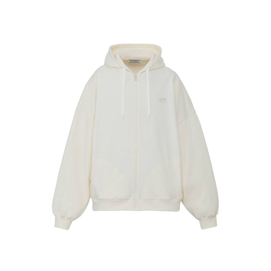 Onitsuka Tiger LOGO ZIP UP SWEAT HOODIE Sweatshirt Unisex Ecru