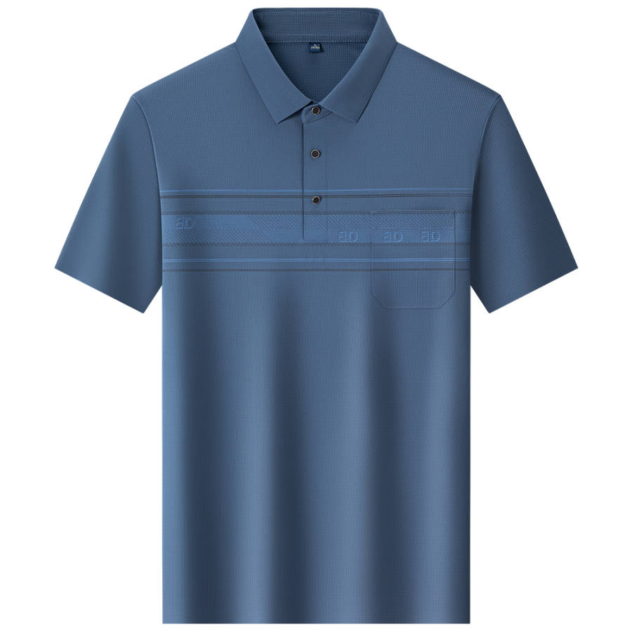 YALU Polo Shirts Men's Lapel Thin