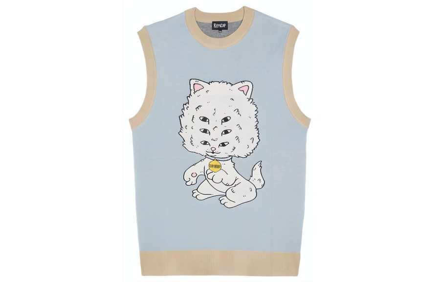 RIPNDIP RIPNDIP Sweaters Men's Blue Crew Neck Moderate Other