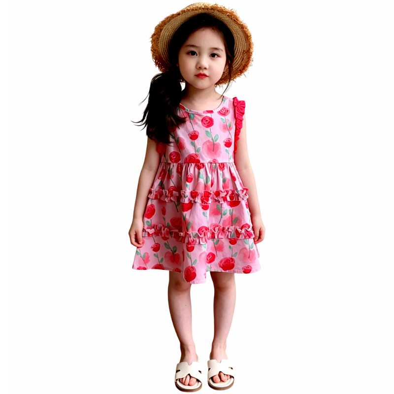 YALU Dress Children Aged 3 7 Years Old