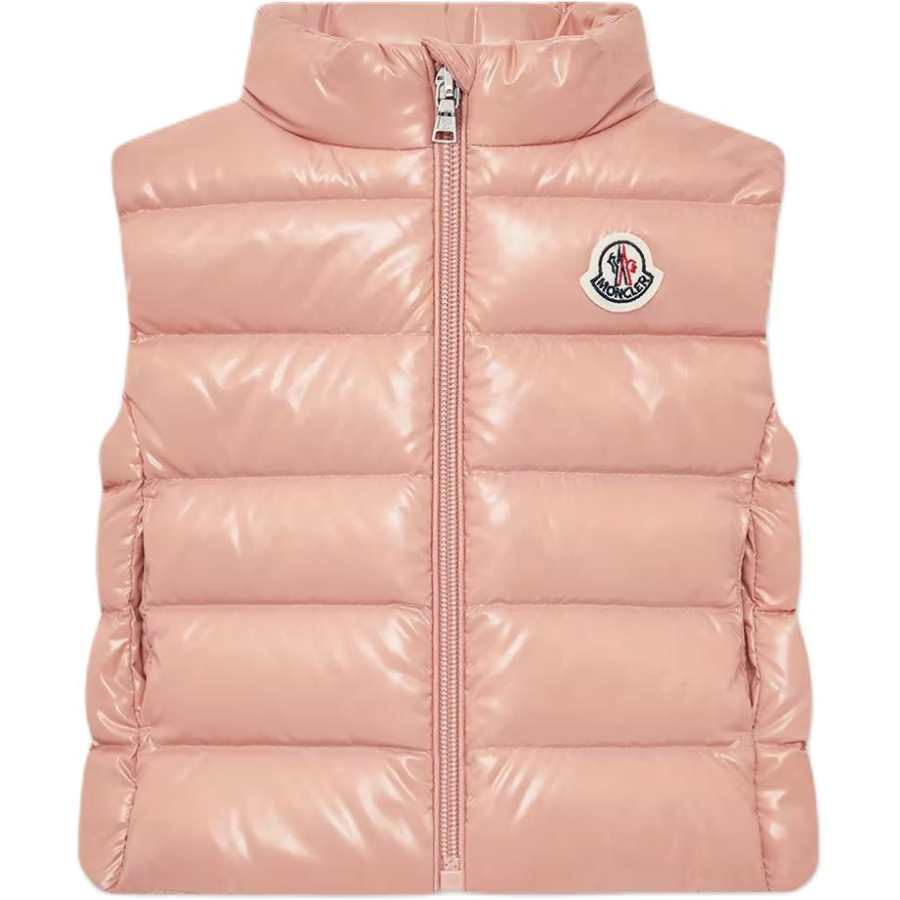 Moncler Down Vest Rose Pink Infant And Toddler