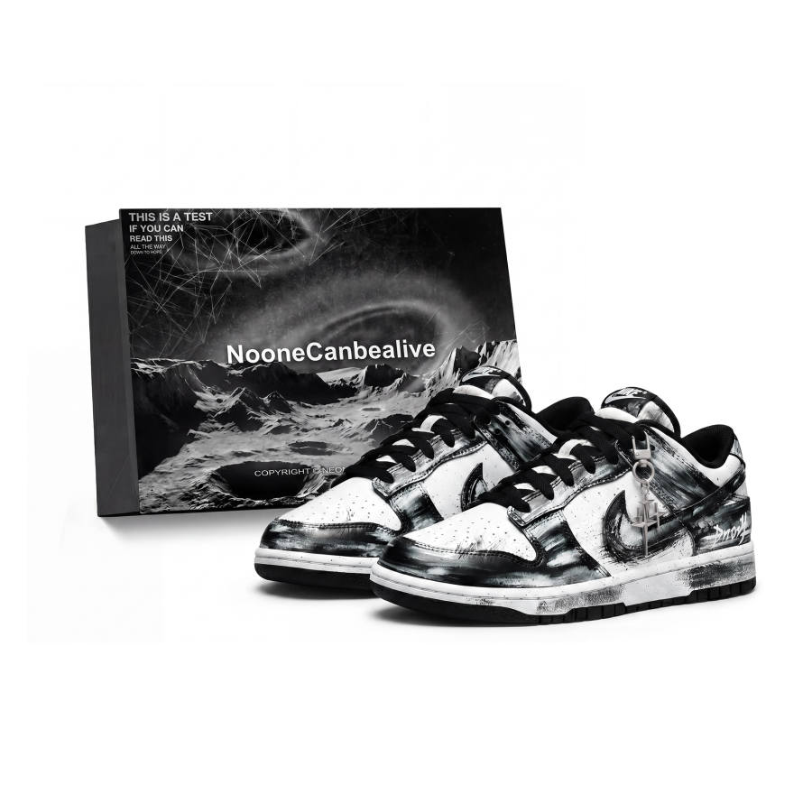 Nike Nike Dunk Explore The Universe, Vast And Boundless, Shopping Bag Abrasion Resistant Low top Skateboard Shoes Unisex