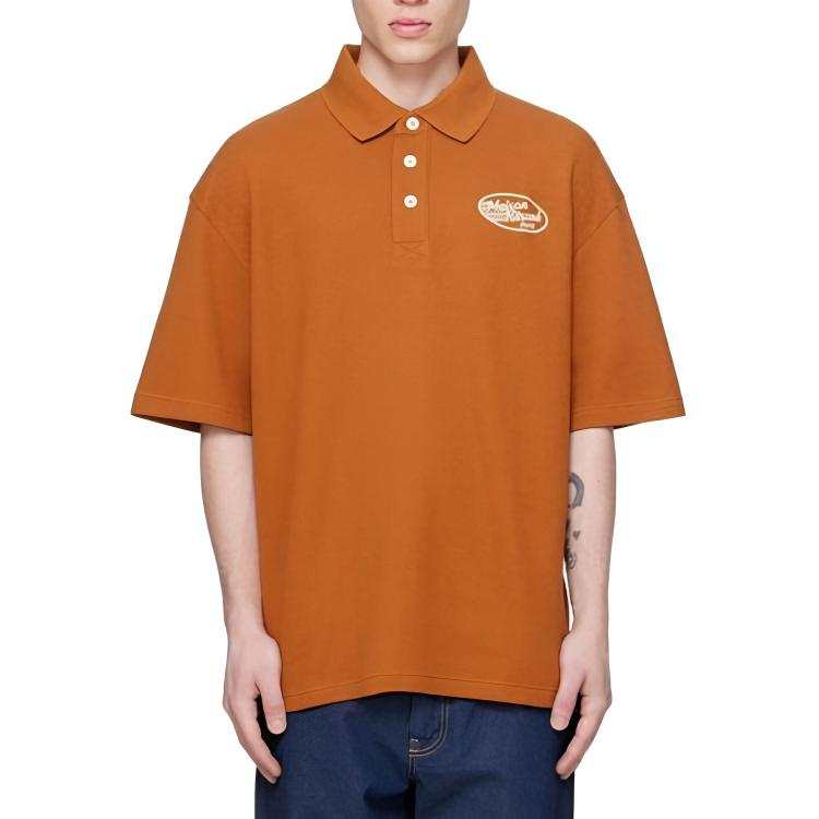 Maison Kitsune Polo Shirt Men's Brown